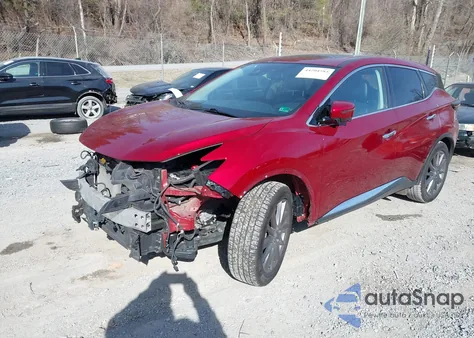 2021 Nissan Murano Sv Fwd из США, поврежденный, VIN 5N1AZ2BJXMC142643